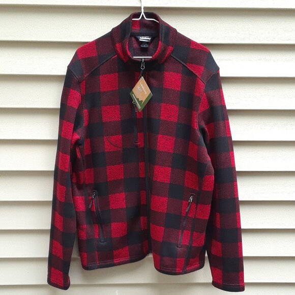 Men's Woodland Full-Zip Sweater-Knit Fleece by Landway (NWT) - Picture 4 of 11